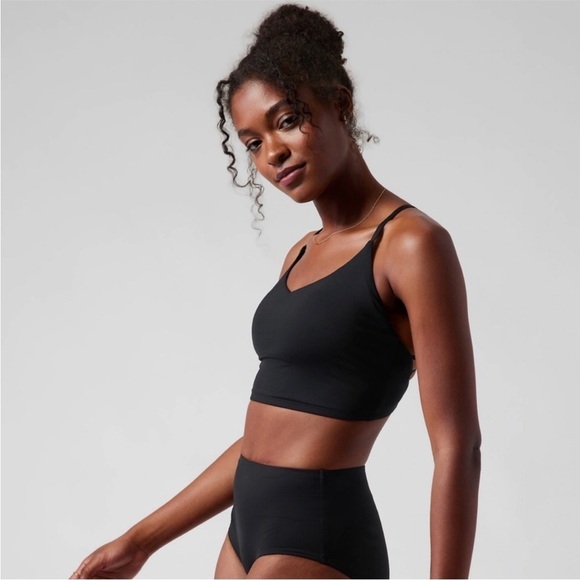 NWT! Athleta Black Ventura Crop Bikini Top D-DD - Multiple Sizes 💙 - Picture 3 of 10